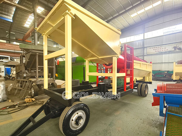 Mobile gold ore trommel washing screen China Mobile gold ore trommel washing screen China