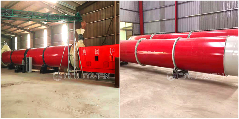 China Bentonite Clay rotary dryer GCL site