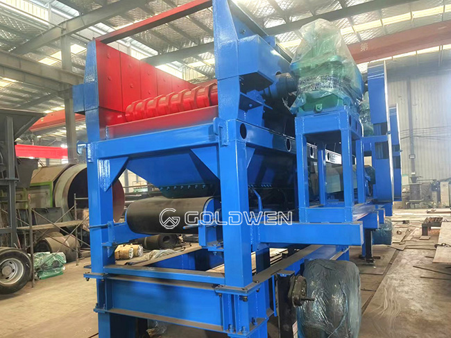 stone silt separator roller screen