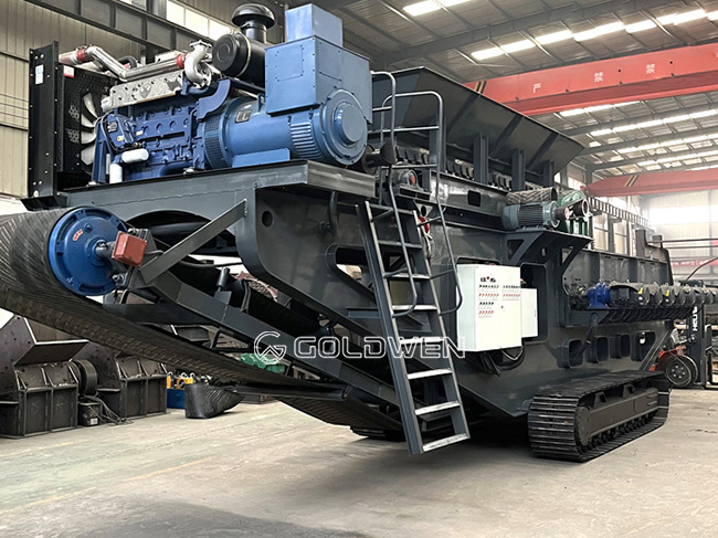 stone silt separator roller screen