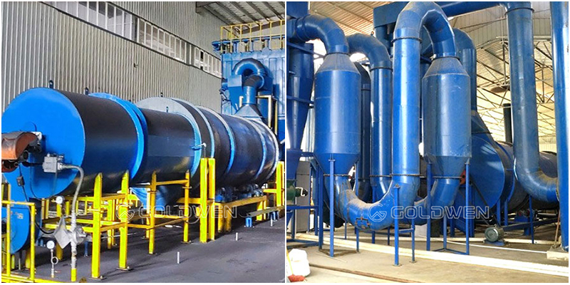 Zinc Concentrates rotary dryer