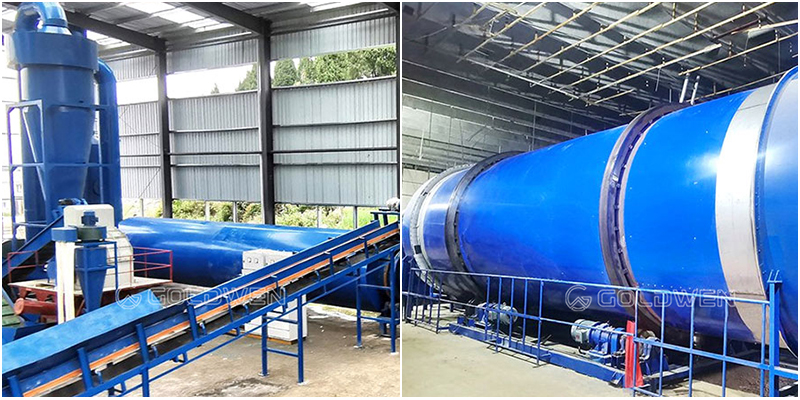 Limestone rotary dryer